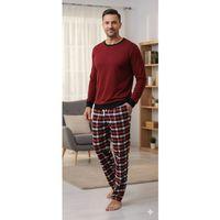 Pijalüx Tek Alt Kareli Kalın Poplin Ev Pantalonu