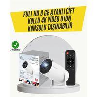 Kablosuz 4k Projeksiyon – Wi‑fi 6 & Bluetooth 5.0 İle Oyun Ve Uygulama Merkezli