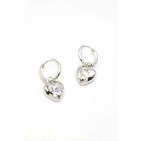 Kalp Küpe - Gümüş