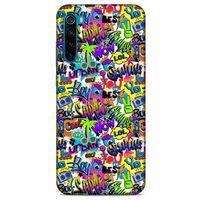 Graffitix (22) Desenli Silikon Kapak Xiaomi Redmi Note 8T Kılıf