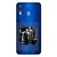 Samsung Galaxy A40 Kılıf Atatürk (11) Tam Koruma Gece Mavisi