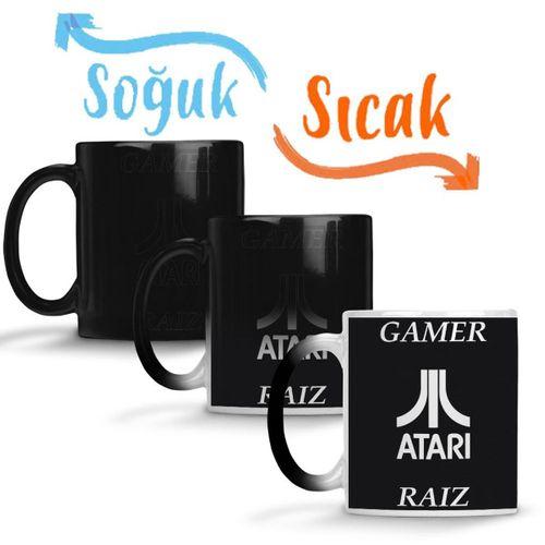 Gamer Raiz Atari Sihirli Kupa Bardak Porselen