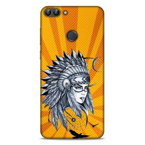 Lopard Huawei Psmart Uyumlu Kılıf Tattoo's (45) Liquid Air Kılıf Kızılderili Dövmesi
