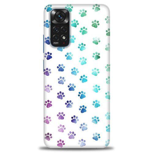 Xiaomi Redmi Note 12 Pro 4G Kılıf HD Baskılı Kılıf - Minik Patiler + Tam Ekran Koruyucu