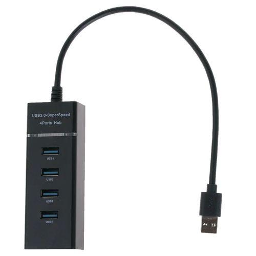 Çok Amaçlı 4 Port Girişli Güçlü Usb 3.0 Port Çoklayıcı Adaptör Switch Splitter Hub 1.2m Kablo