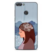 Huawei Psmart Kılıf Depresyon (30) Silicone Case Şeker Pembe Sarı