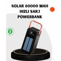 Powerbank Hızlı Şarj Solar Güneş Enerjili Çok Girişli