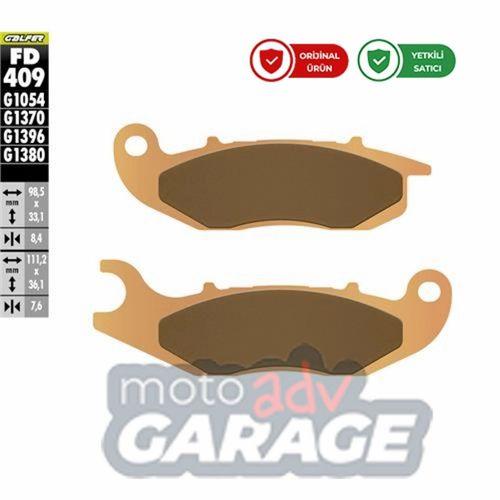 Galfer Honda Crf 250 Rally Ön Fren Balatası Sinterli FD409G1380