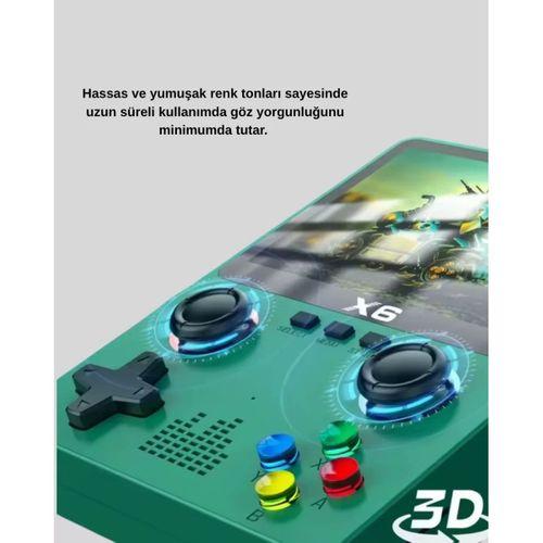 3.5 İnç Ips Ekranlı Taşınabilir Oyun Konsolu Ergonomik Çift Tetikli
