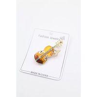 Keman Broş - Turuncu