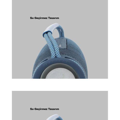 Renkli Led Efektli Suya Dayanıklı Taşınabilir Kablosuz Hoparlör