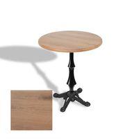 Dockers Çipa 1012 Döküm Ayak Yuvarlak Masa Çap 60cm - (Werzalit, Wermodin ve Allzalit Tabla) - Novagento