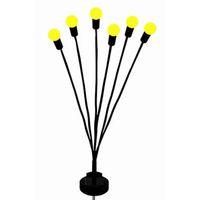 2'li Bahçe Çiti 6'lı Renkli Güneş Enerjili Led Lamba Royaleks-1085