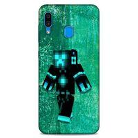 Lopard Samsung Galaxy A30 Uyumlu Kılıf PiXel (45) Liquid Air Kılıf Tron