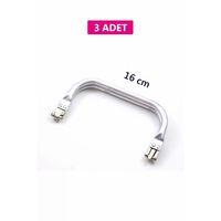 Gizli Metal Çanta Bursu – 3 Adet - 16 cm - Metal Çanta Aparatı Çanta Aksesuarı