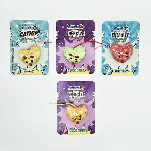 EuroCat Kedi Oyuncağı Yaldızlı Kalp