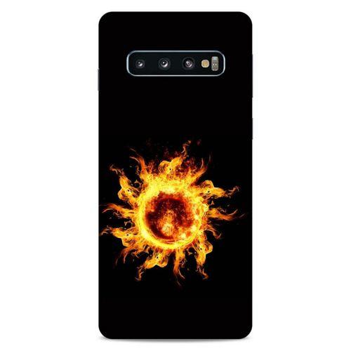 Lopard Samsung Galaxy S10 Uyumlu Kılıf FireX (46) Core Armor Kılıf Ateş Delik