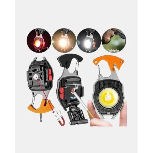 Şarj Edilebilir Çok Amaçlı Mini Fener – Güvenlik Düdüklü, Kompakt Ve Hafif Tasarım