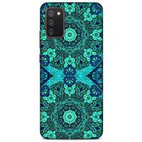 Samsung Galaxy A02s Uyumlu Kılıf Mavi Delisi (33) Hybrid Kılıf Cami