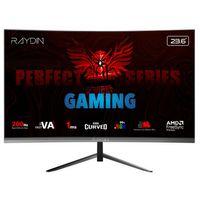RAYDIN MM24RFA-200HZ, 23.6’’, 1ms, 200Hz, Full HD, HDMI, DP, Hoparlör, VA LED, R1650 Curved, Frameless, FreeSync Gaming Monitör