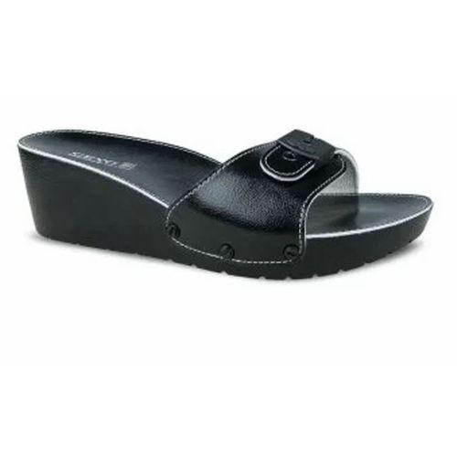 Ceyo 9969ı Minelli Topuklu Siyah Ortopedik Kadın Terlik