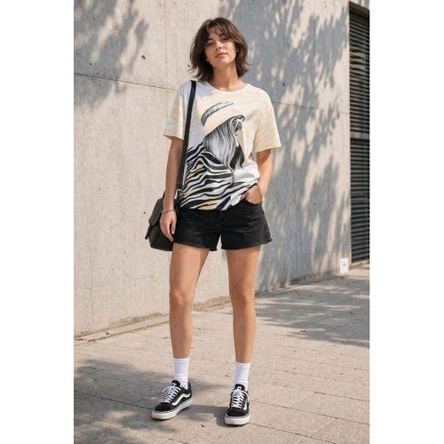 ALEXANDERGARDI Baskılı Kısa Kollu Kadın T-shirt