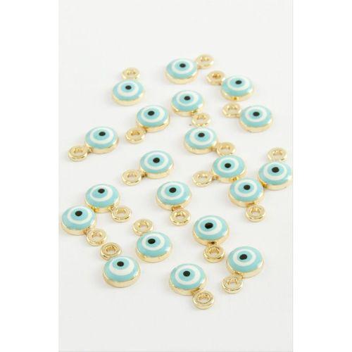 Nazar Tek Kulp Mineli Bileklik ve Kolye Ucu Aparatı 1 Adet