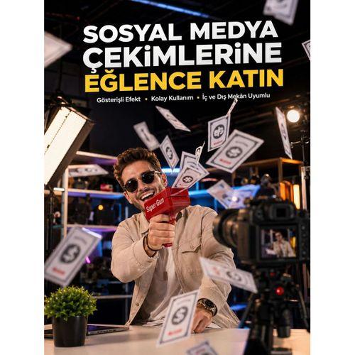 Elektrikli Parti Oyuncağı – Para Atan Tabanca Yeni Nesil