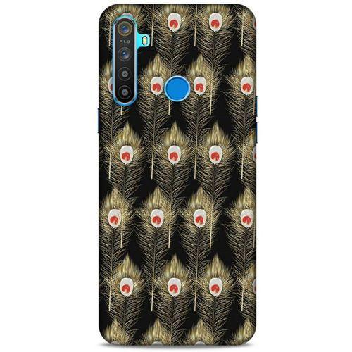 Oppo Realme 5i Kılıf Desenli Özel Seri Tüyler (22) Tam Koruma Kılıfı