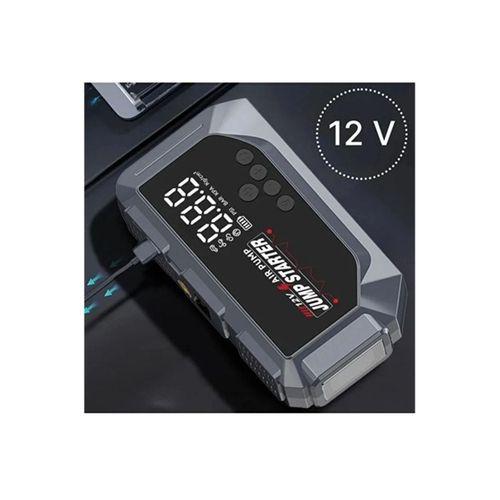 Vtn-605 Şarjlı 12.000 Mah Taşınabilir Çantalı Araç Akü Şarj Takviyeli Işıklı Hava Kompresörü