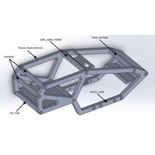 SCX24 Performans Çerçevesi Kolay Baskı (Bu ürün Sadece Plastik parçadır - Almadan Önce Soru Sorabilirsiniz)