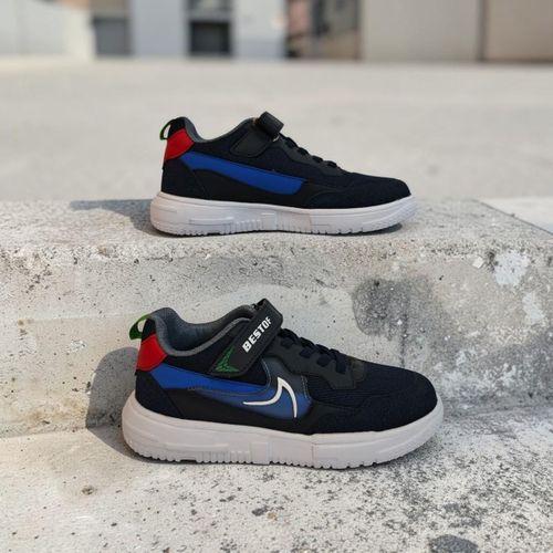 Bestof 366 Lacivert Fileli Fuspetli Erkek Çocuk Spor Ayakkabı