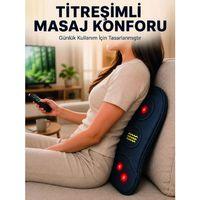 Ergonomik Isıtmalı Bel Masaj Minderi Sırt Destek Minderi