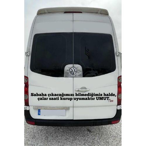 Oto Cam Yazı Sözleri Ticari-Servis-Dolmuş-Panelvan Uzun Sticker Model 25 Miss Shop