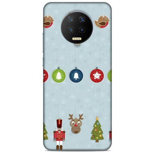İnfinix Note 7 Kılıf Yılbaşı Süsleri (50) Shockproof Kılıf