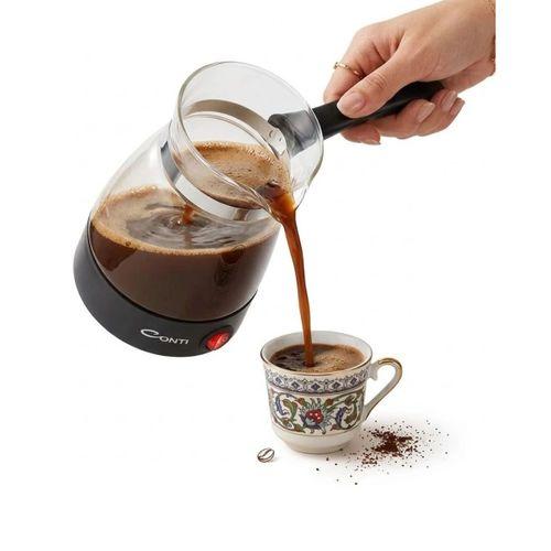 Cam Kahve Makinesi 650w 0.5 Litre 5 Fincan Kapasiteli Elektrikli Türk Kahvesi Makinesi