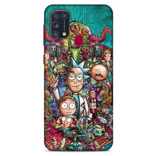 Samsung Galaxy M31 Uyumlu Kılıf Rick And Morty (32) Soft Silikon Kılıf Cronenberg Morty