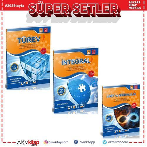 Apotemi Türev İntegral ve Limit Süreklilik Seti 3 Kitap