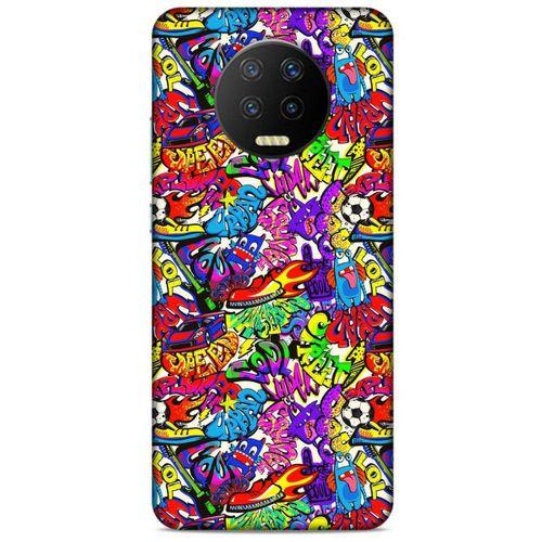 Lopard İnfinix Note 7 Uyumlu Kılıf Graffitix (45) Back Cover