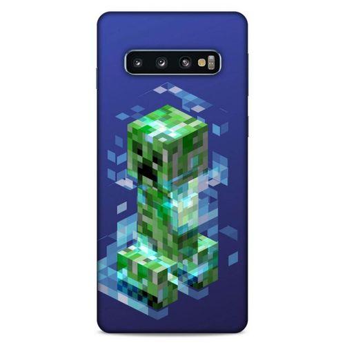 Lopard Samsung Galaxy S10 Uyumlu Kılıf PiXel (37) Silicone Cover Creeper MC