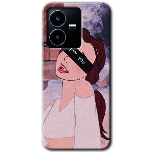 Vivo Y35s Kılıf HD Desen Baskılı Arka Kapak - Bad Girl
