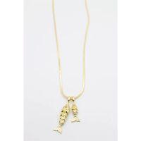 Vip Balık Kolye - Altın