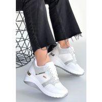 Geja Beyaz Cilt Bağcıklı Spor Ayakkabı