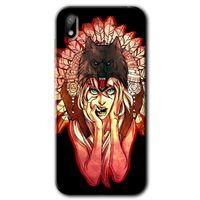 Huawei Y5 2019 Kılıf HD Desen Baskılı Arka Kapak - Kurt Kız