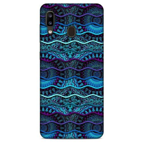 Samsung Galaxy A20 Kılıf Baskılı Özel Seri Taşlı (37) Silicone Cover