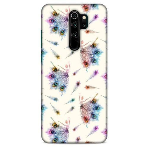 Xiaomi Redmi Note 8 Pro Kılıf Desenli Özel Seri Tüyler (35) Fit Design Kılıf