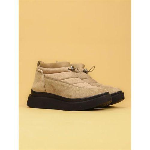 LUXOR Kadın Dolgulu Kışlık Bej Sneaker Bot