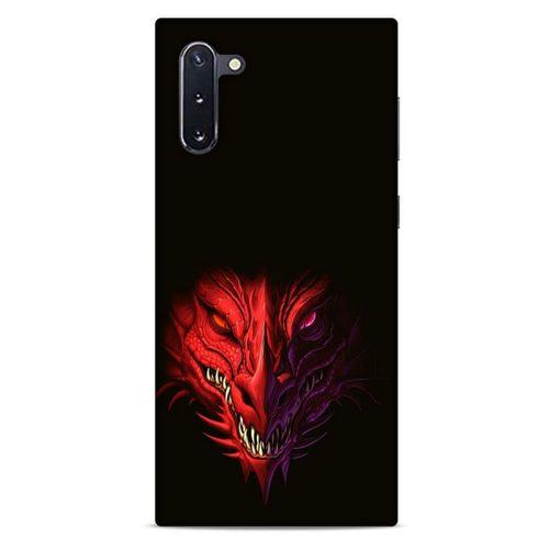 Samsung Galaxy Note 10 Kılıf Dragons (16) Kalın Kılıf Kırmızı King Ejderha