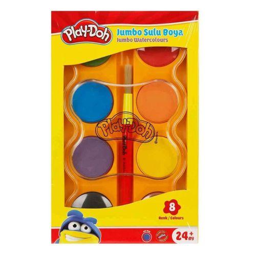 Çocuk Play-Doh Jumbo Sulu Boya 8 Renk