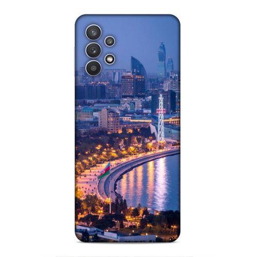 Samsung Galaxy A32 Uyumlu Kılıf Azarbaijan (29) Arka Koruma Kılıfı Akşam Şehir